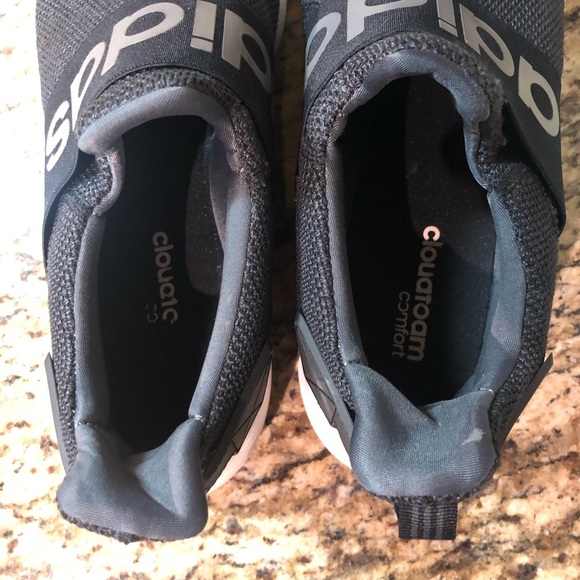 Adidas Cloud Foam Mens Running Black Size 9.5M - Picture 3 of 3